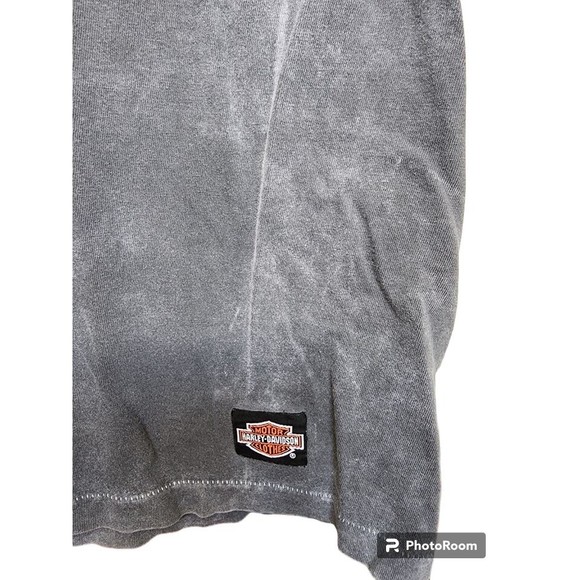 Vintage Harley-Davidson Muscle Shirt Barre Vermont Size Large - Picture 3 of 6